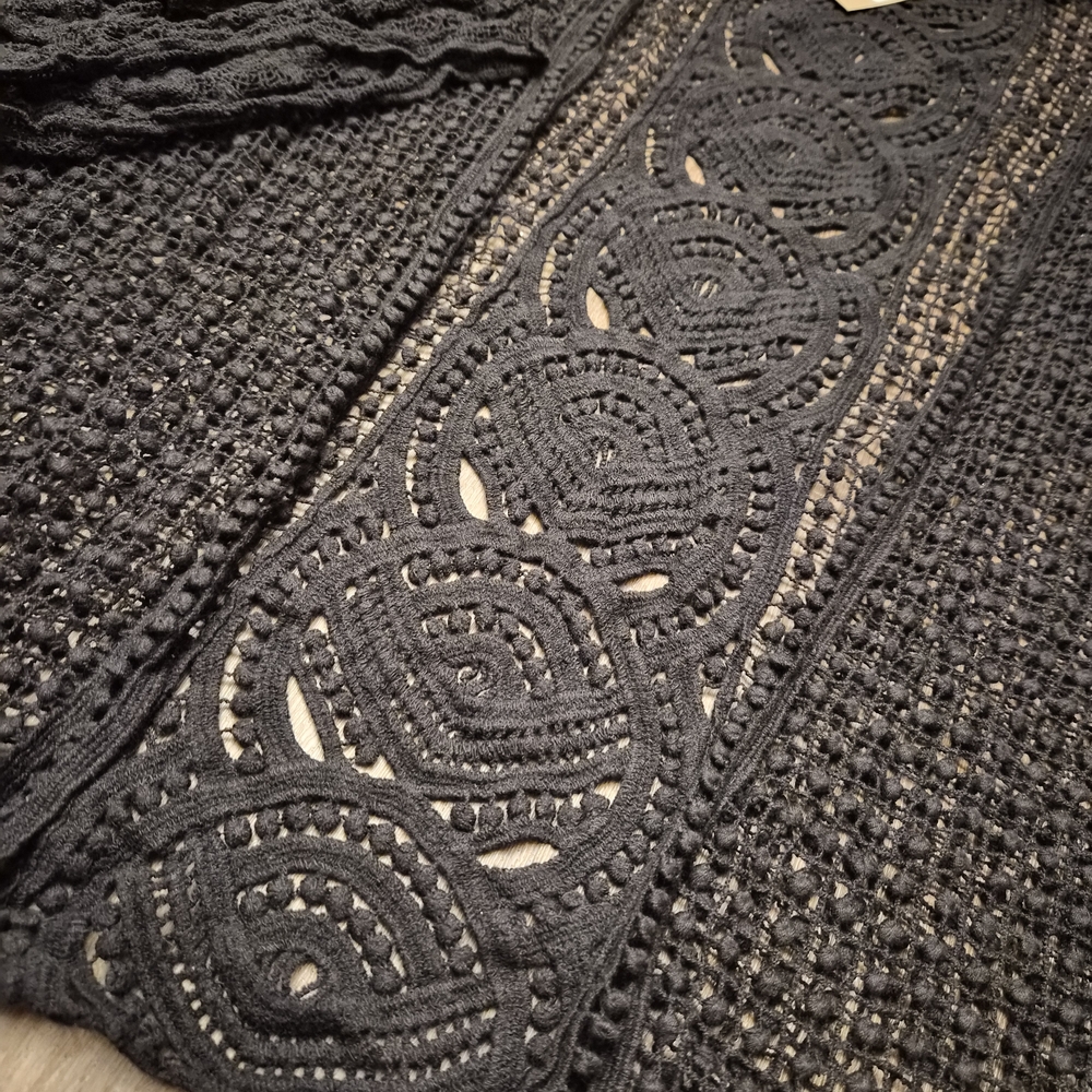 ADORA Black Popcorn Cardigan - Picture 9 of 12
